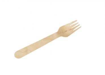 wooden bamboo fork cm 16