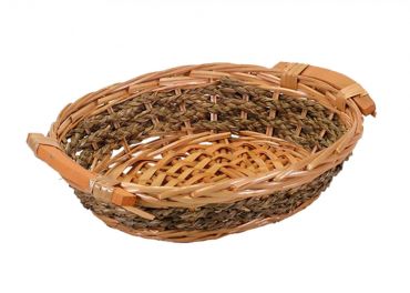 Wicker basket cm30/34x24h9