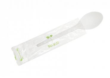 Teaspoon 13 cm single wrapped BIO-ECO C-PLA