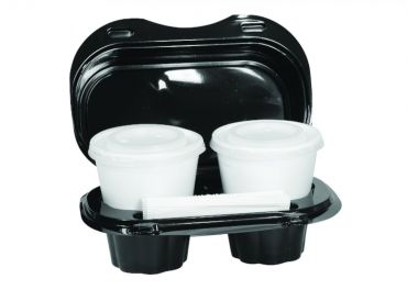 Kaffebox 2 bicchieri contenitore + coperchio