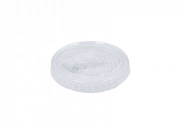 Coperchio piano trasp. dm45 per bicchiere pet 30 cc
