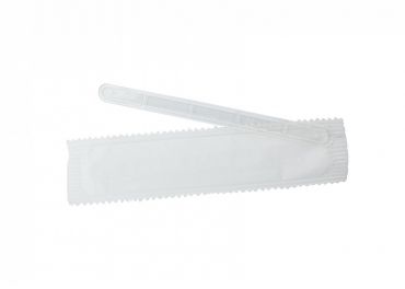 Single wrapped cappuccino spoon 105 mm