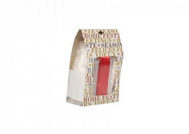 Blister paper straw 200gr +cockade+sheet