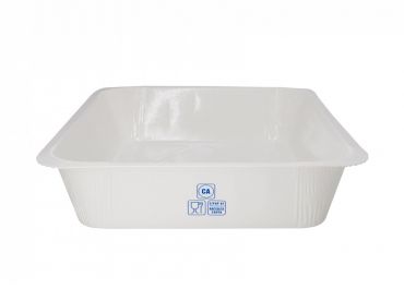 Vaschetta CA+PET 4/6 porz. 262x192h45 mm - 1680 ml