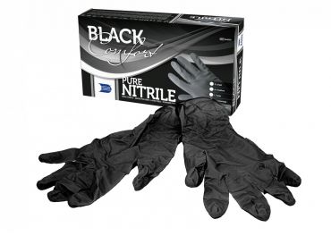 Black Nitrile Gloves
