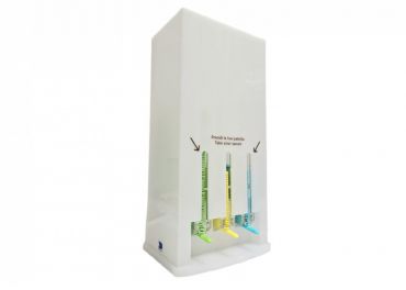 Automatic dispenser for ice cream spoon - 3 track